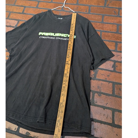 Frequency 8 Gear Men's XL Alien Cybertrance Graphic Tee 90's Rave Made in USA - Picture 7 of 13